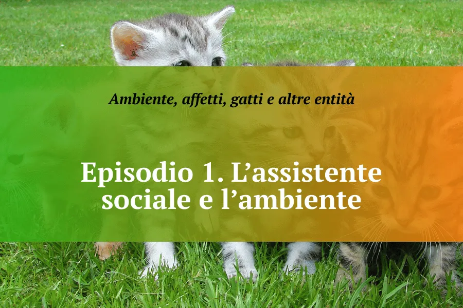 Ambiente, affetti, gatti e altre entità – CNOAS. Episodio 1 – L’assistente sociale e l’ambiente